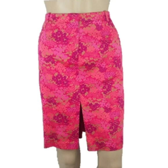 Express Floral Pink Pencil Skirt 11/12 - Picture 1 of 6